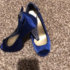 Dark Royal blue sandals